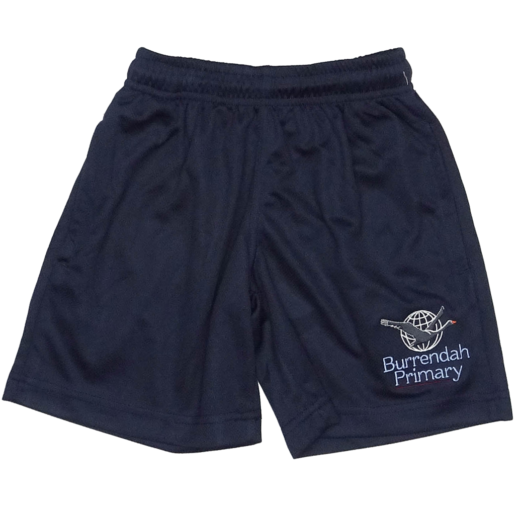 Shorts with Logo - Mesh - Nell Gray