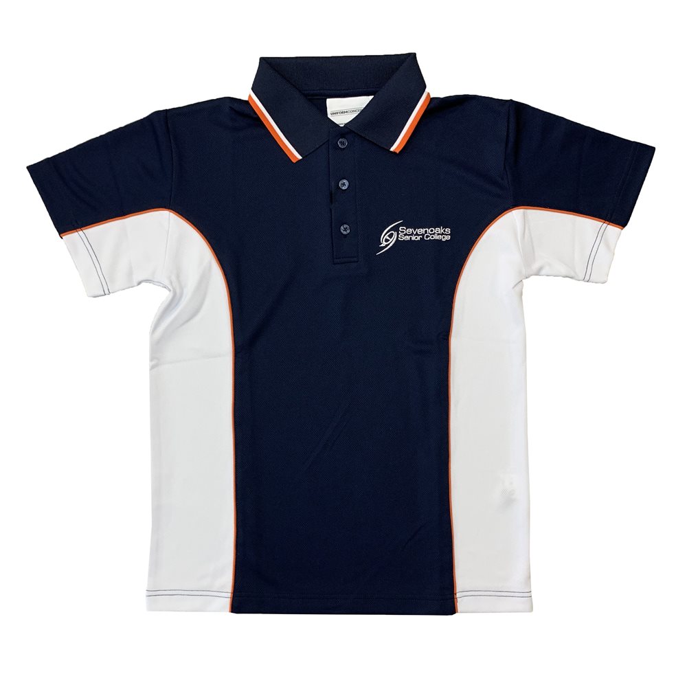 Polo - Navy with White Panels - Nell Gray