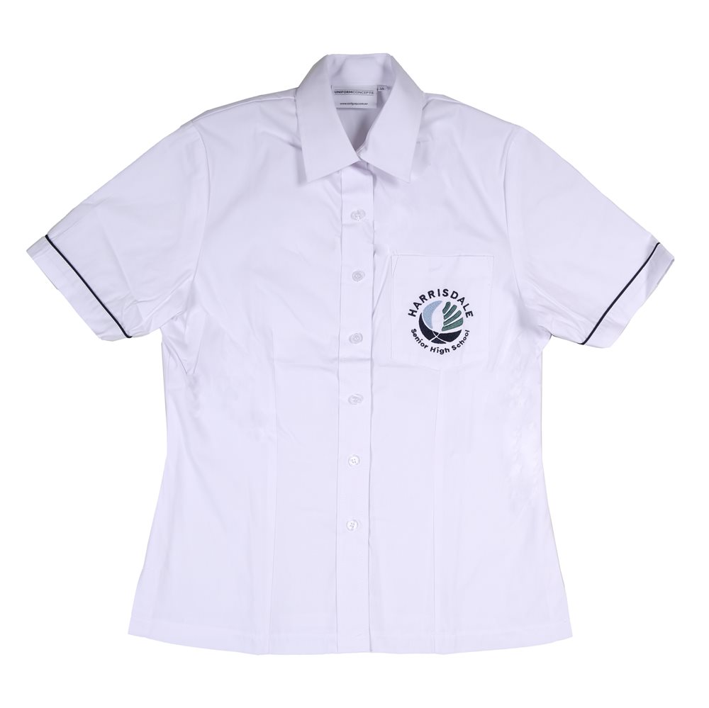older girls white school shirts